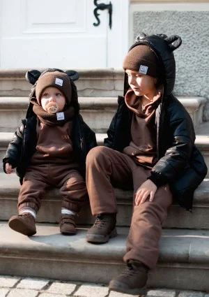 Choco brown kids hoodie