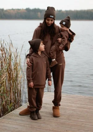 Choco brown kids hoodie