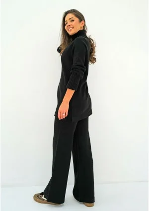 Oudhy - black knitted trousers