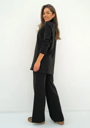 Oudhy - black knitted trousers