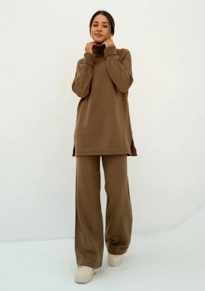 Oudhy - Brown knitted trousers