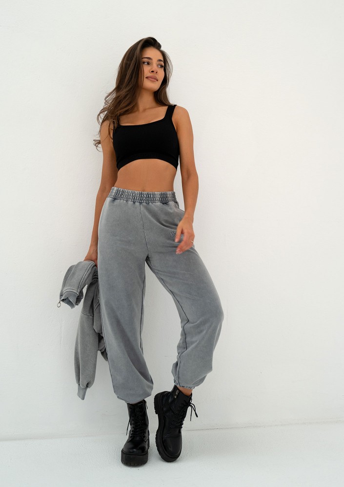 Bise - Vintage grey sweatpants