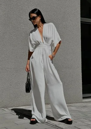 Vamos - White jumpsuit