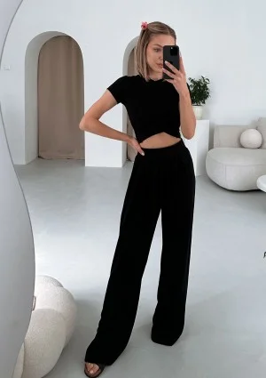 Nazza - Loose black pants