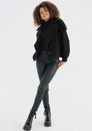 Cofi - Black boucle jacket