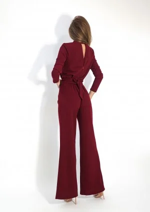 Asher - Claret jumpsuit