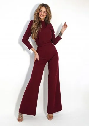 Asher - Claret jumpsuit