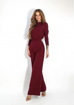 Asher - Claret jumpsuit