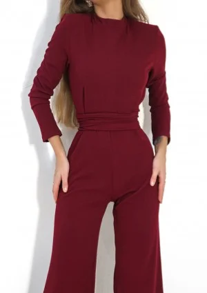 Asher - Claret jumpsuit