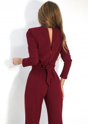 Asher - Claret jumpsuit