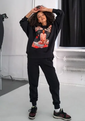 Whey - Black sweatshirt "Japan"