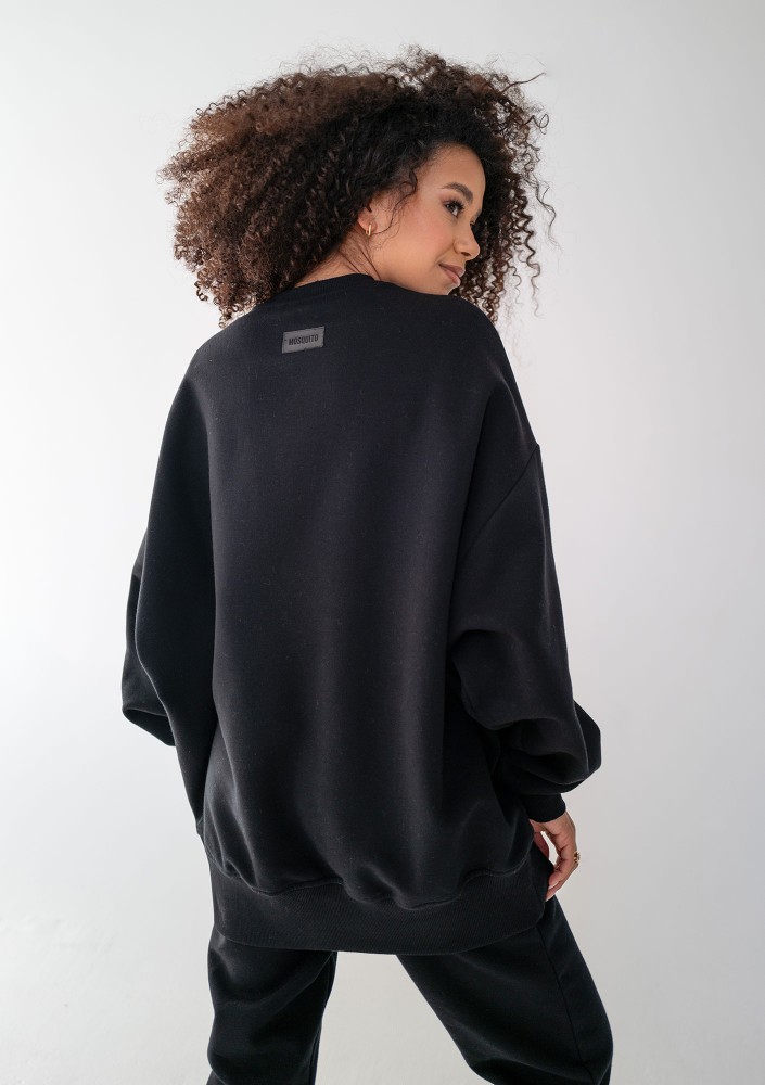 Whey - Black sweatshirt "Portrait"