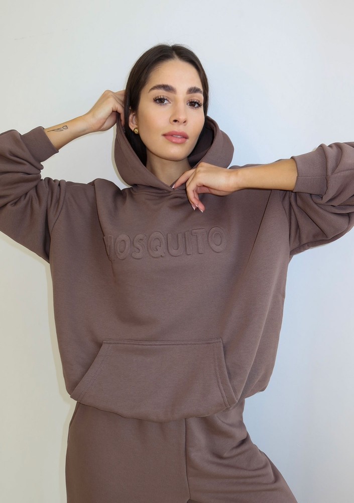 Verve - Bluza kangurka Coffee