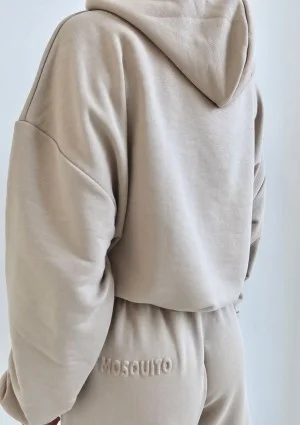 Verve - Bluza kangurka jasny beż
