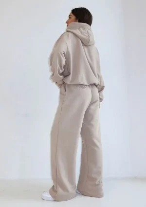 Verve - Bluza kangurka jasny beż