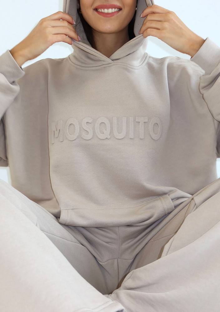 Verve - Light beige hoodie