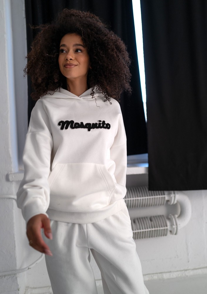 Smart - Ecru hoodie "Mosquito"