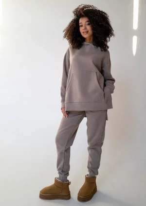 Simply - Taupe hoodie