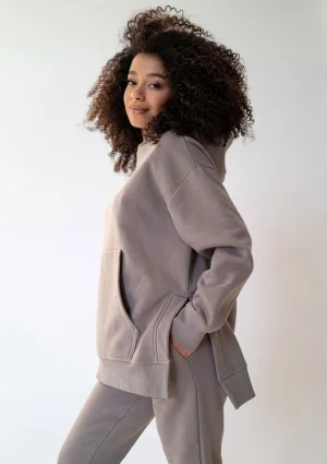 Simply - Taupe hoodie