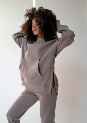 Simply - Taupe hoodie