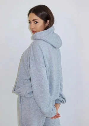 Verve - Melange grey hoodie