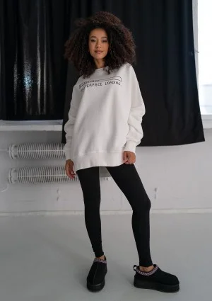 Whey - Ecru sweatshirt "Masterpiece"