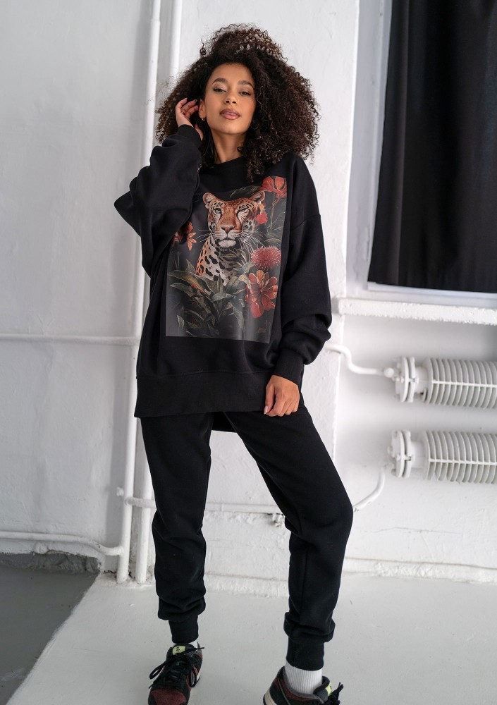 Whey - Black sweatshirt ''Panther"