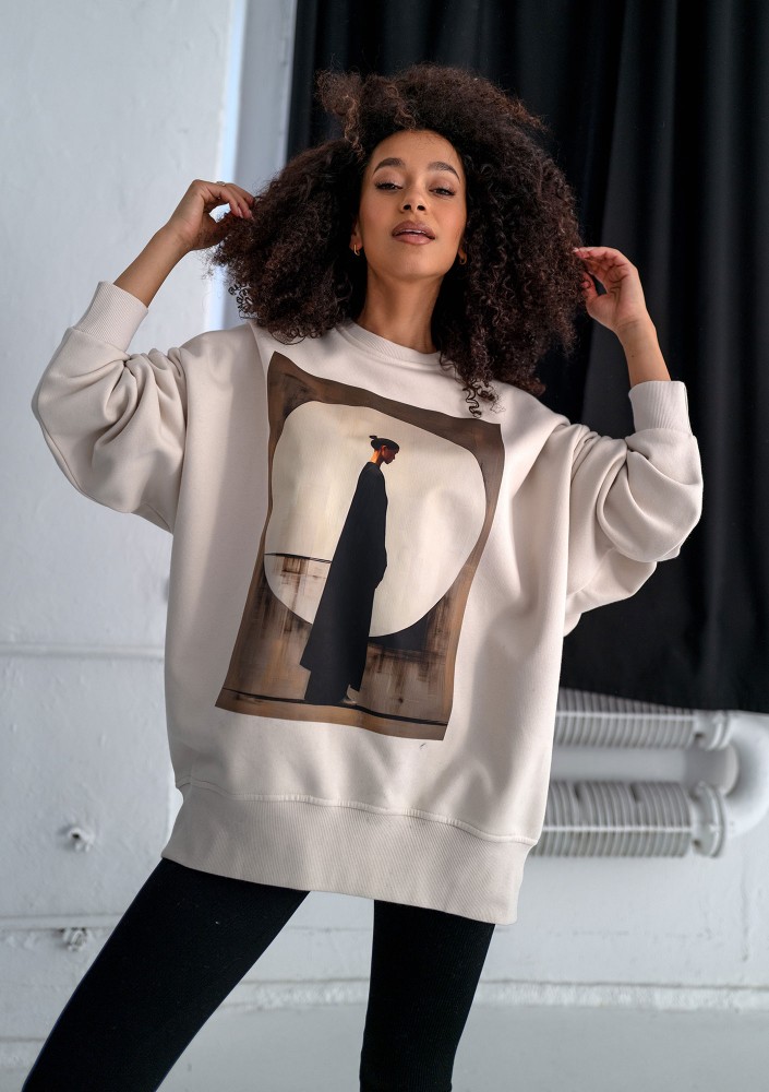 Whey - Coconut sweatshirt "Japanese"