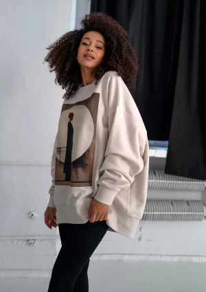 Whey - Coconut sweatshirt "Japanese"