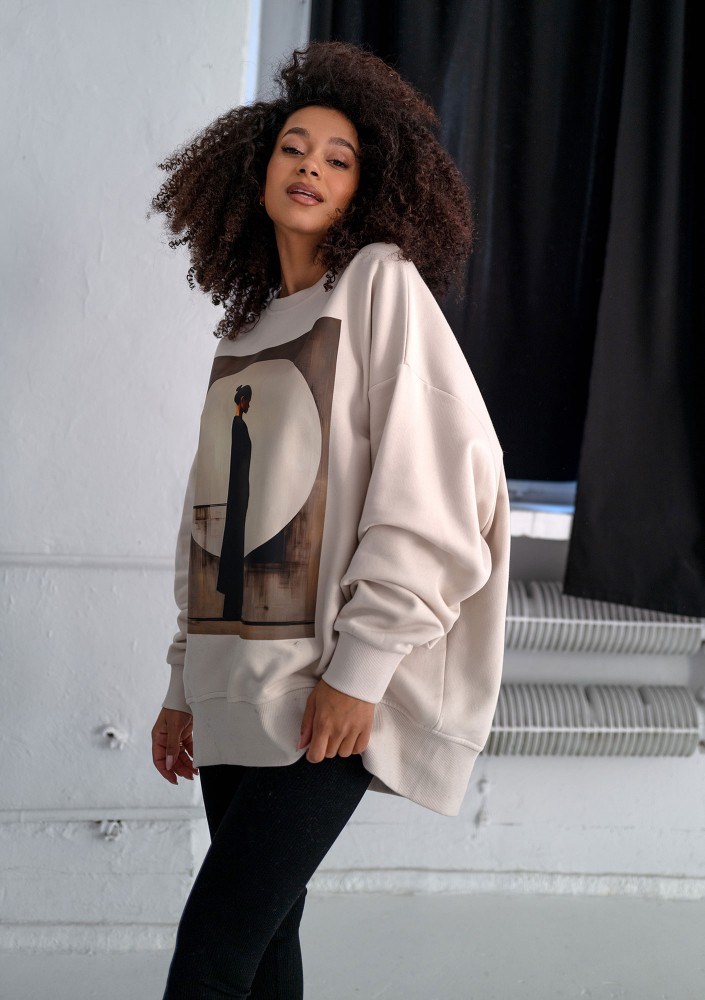 Whey - Coconut sweatshirt "Japanese"