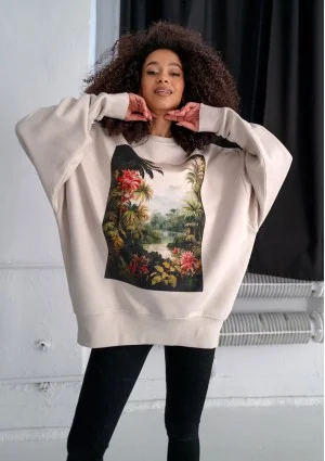 Whey - Coconut sweatshirt "Paradise"