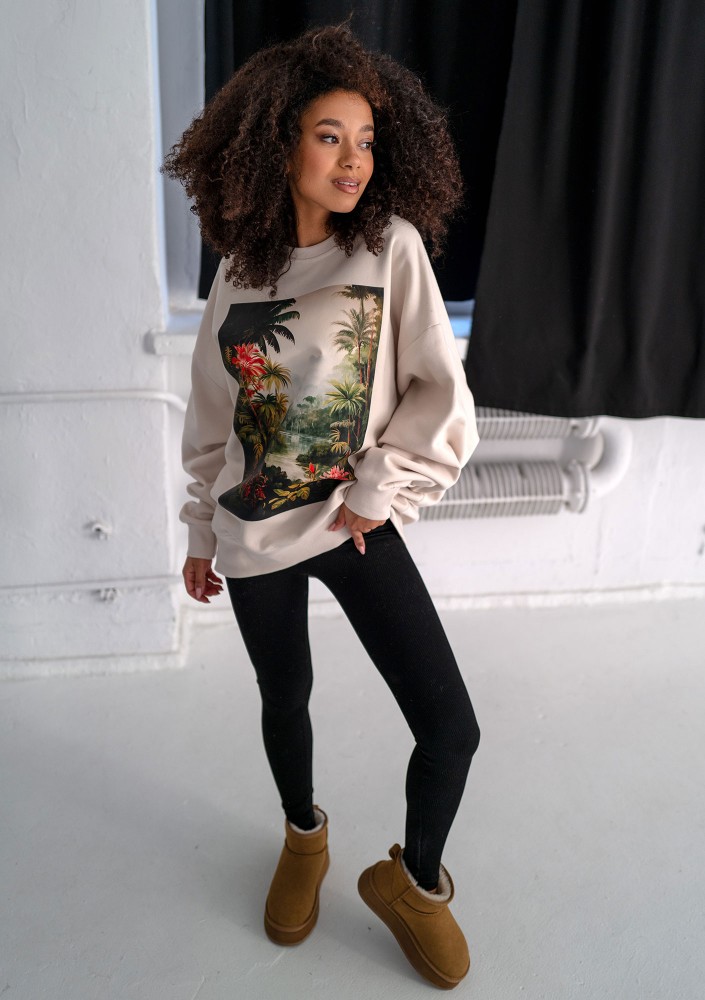 Whey - Coconut sweatshirt "Paradise"