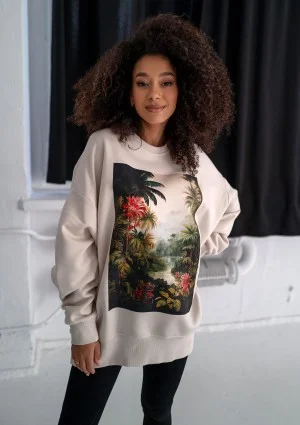 Whey - Coconut sweatshirt "Paradise"