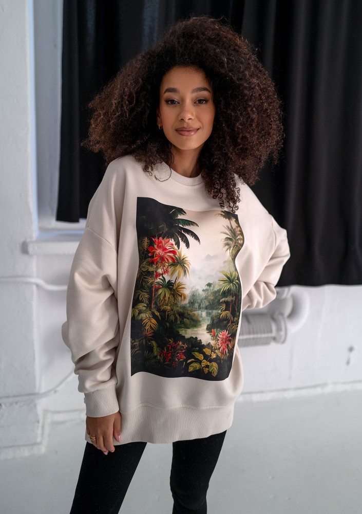 Whey - Coconut sweatshirt "Paradise"