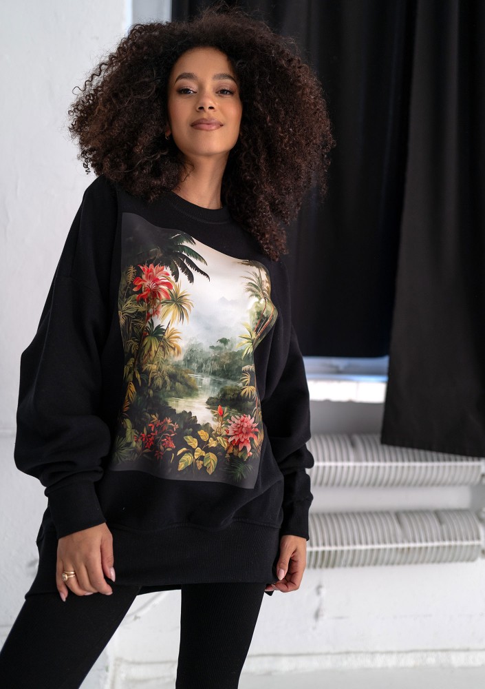- Black sweatshirt "Paradise"