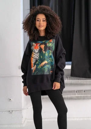 Whey - Black sweatshirt "Harmony"