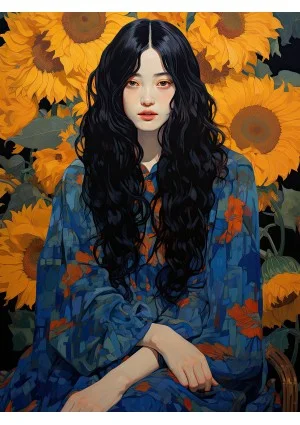 Whey - Black sweatshirt "Portrait"