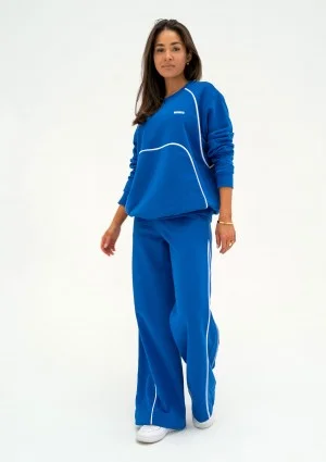 Cush - Cobalt blue sweatshirt with trims
