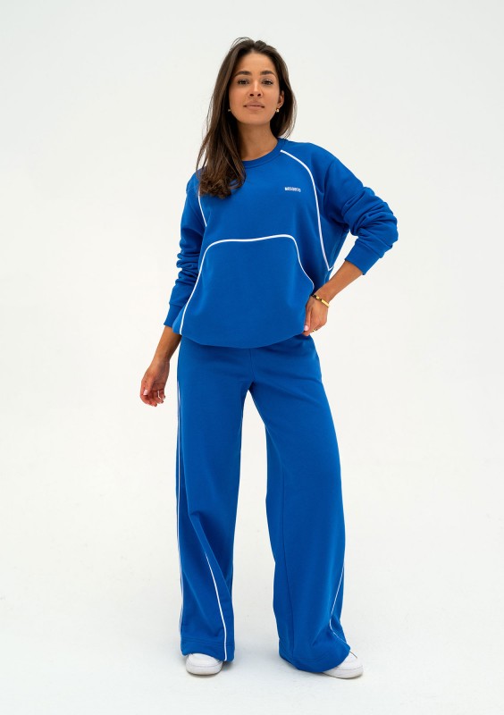 Cush - Sweatpants with trims Cobalt Blue