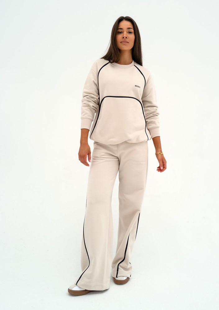 Cush - Coconut sweatshirt with trims