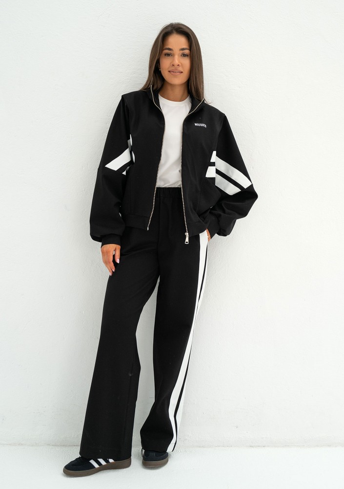 Ryder - Bluza z lampasami Black