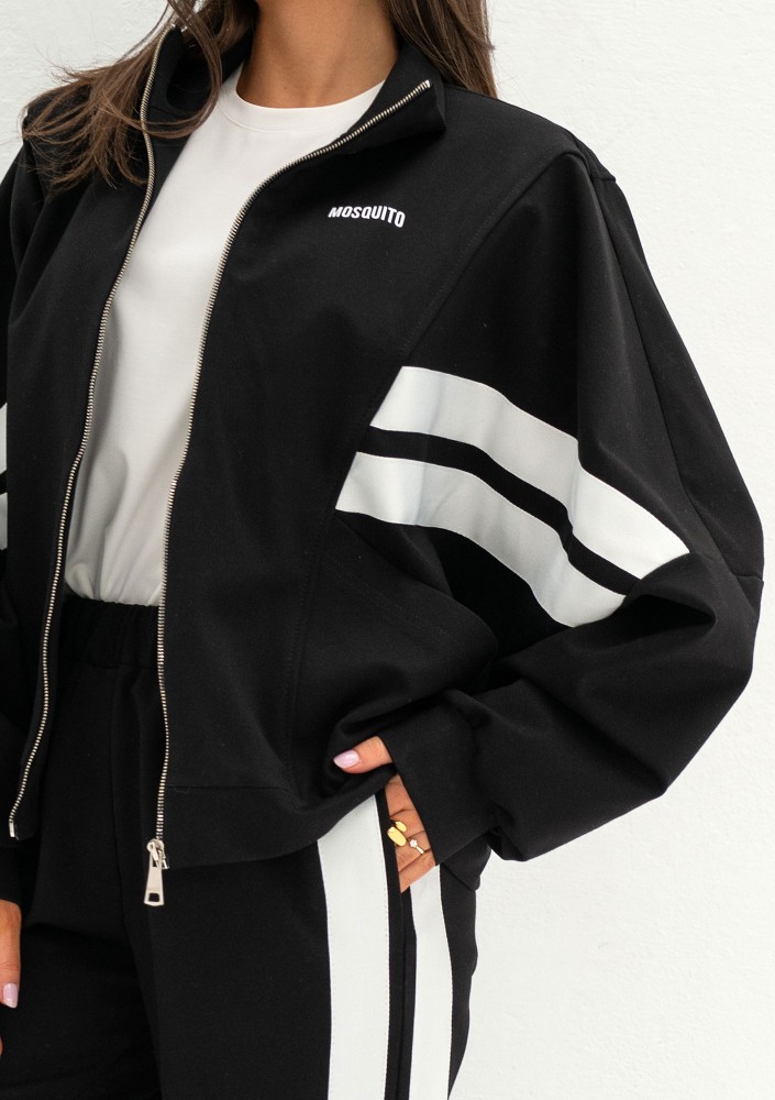 Ryder - Bluza z lampasami Black