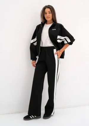 Ryder - Black sweatshirt with stripes