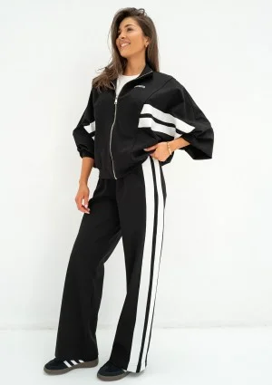 Ryder - Black sweatshirt with stripes