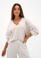 Ollie - Bluza z dzianiny soft Coconut