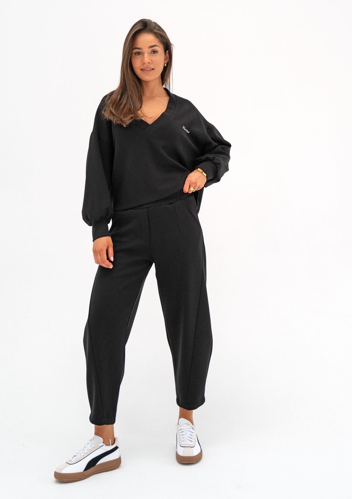 Ollie - Black rayon sweatshirt