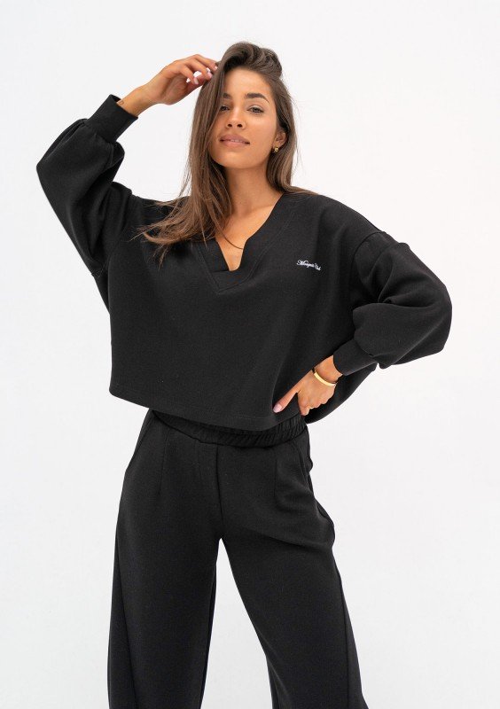 Ollie - Bluza z wiskozą Black