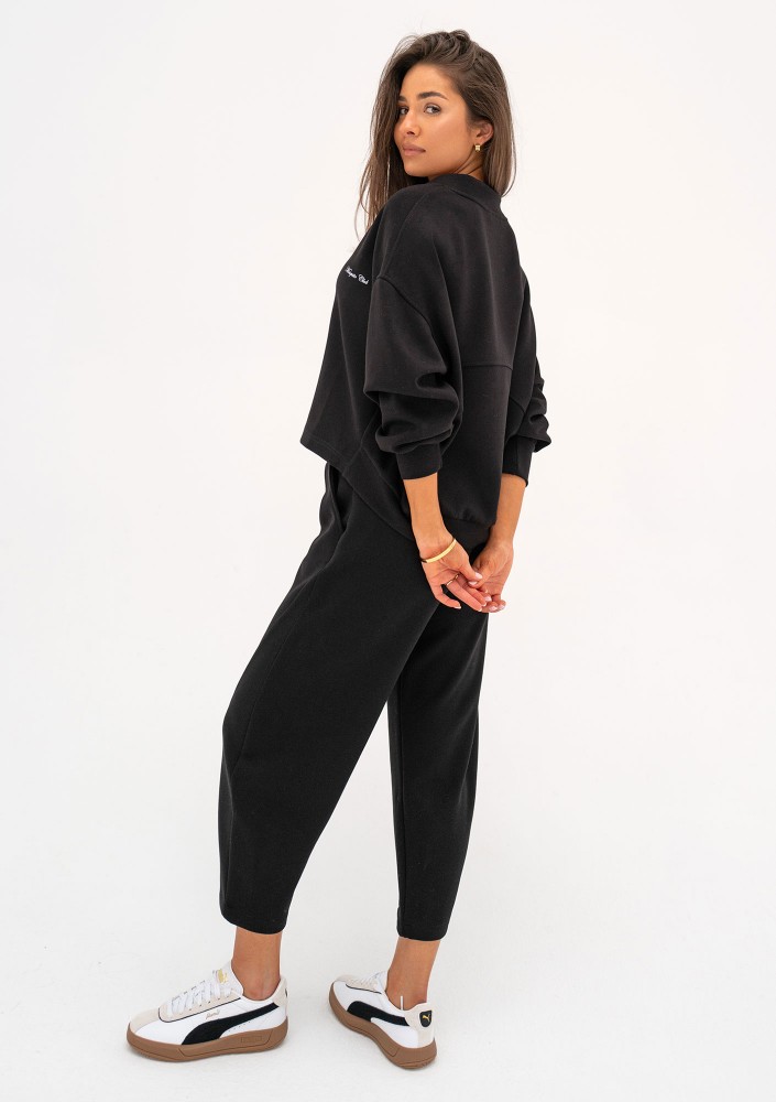 Ollie - Black rayon sweatshirt