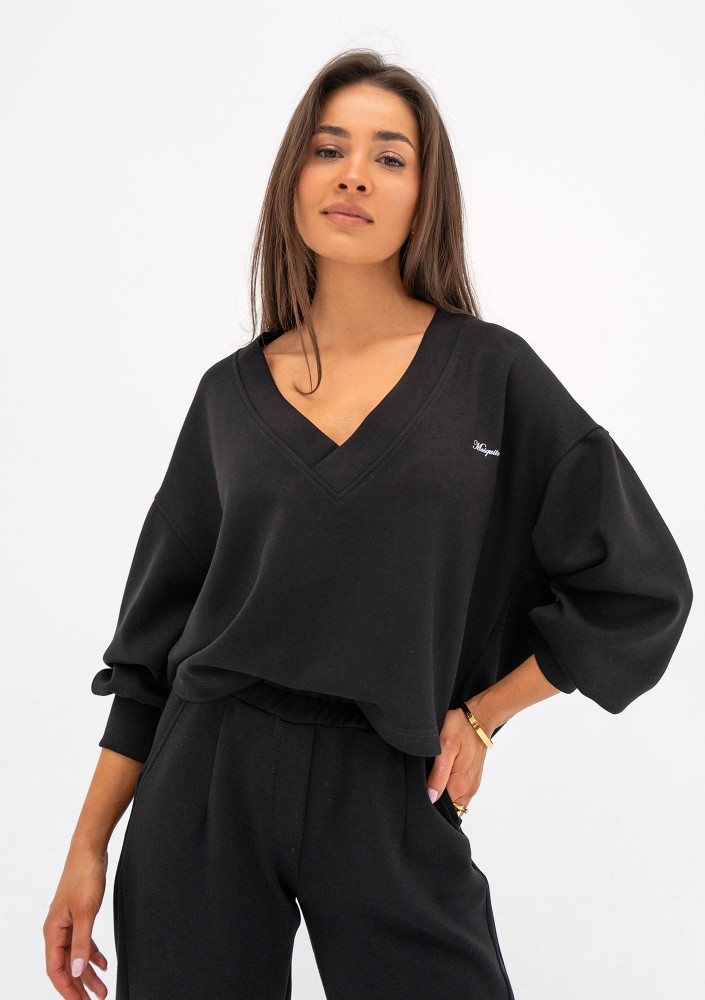 Ollie - Bluza z wiskozą Black