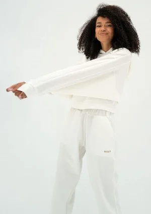 Chase - Ecru rayon sweatpants